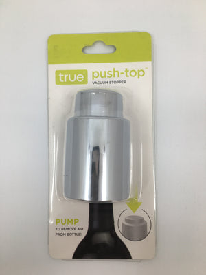 Push top vacuum stopper